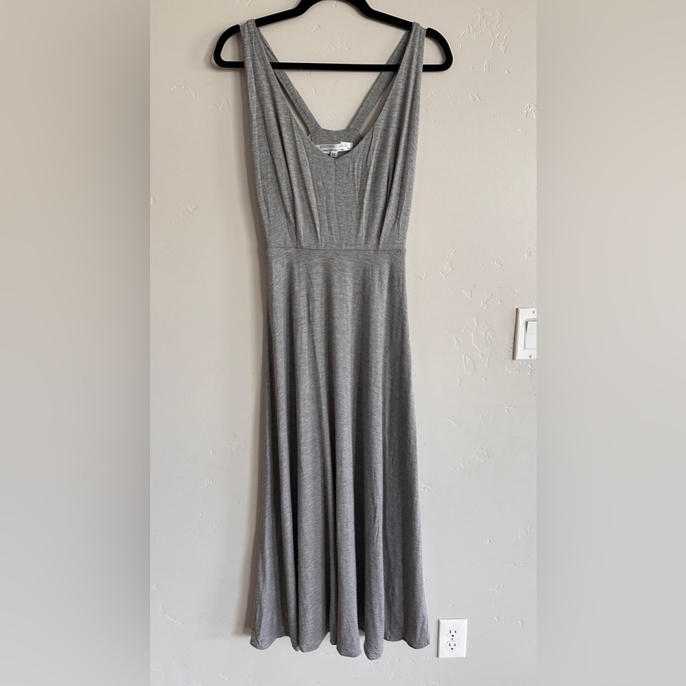 Jennafer Grace sleeveless gray Maxi dress size XS